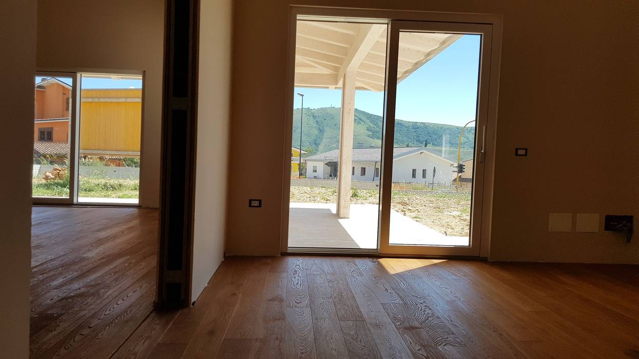 Villa Prefabbricata in Legno, Avantgarde Construct Luxury Srl Avantgarde Construct Luxury Srl منزل خشبي خشب Wood effect