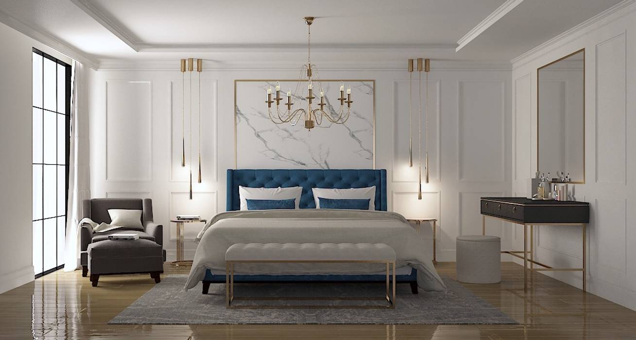 Yatak Odasi Tasarim Modern Yatak Odasi Fa Fehmi Akpinar I C Mimarlik Modern Homify