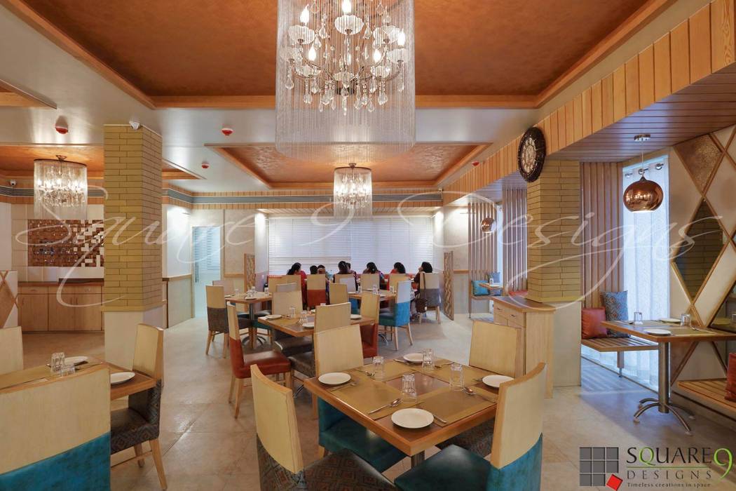 RAM BHANDAR, NAGPUR, 1 Square Designs 1 Square Designs Modern walls & floors Paint & finishes