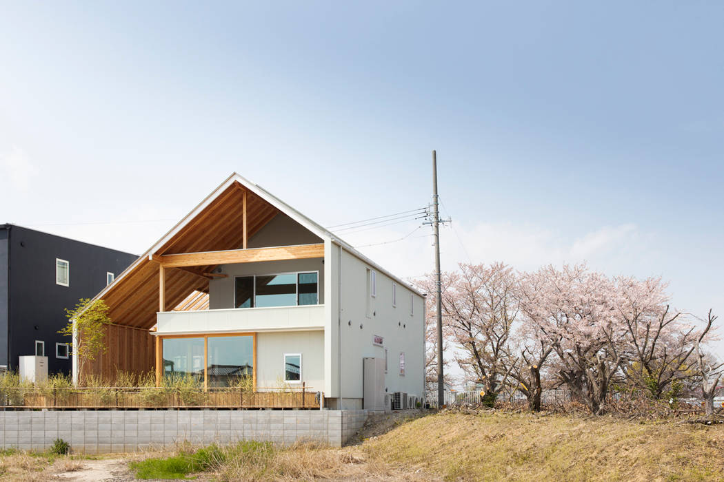 平和町の家, 五藤久佳デザインオフィス有限会社 五藤久佳デザインオフィス有限会社 Rumah kayu