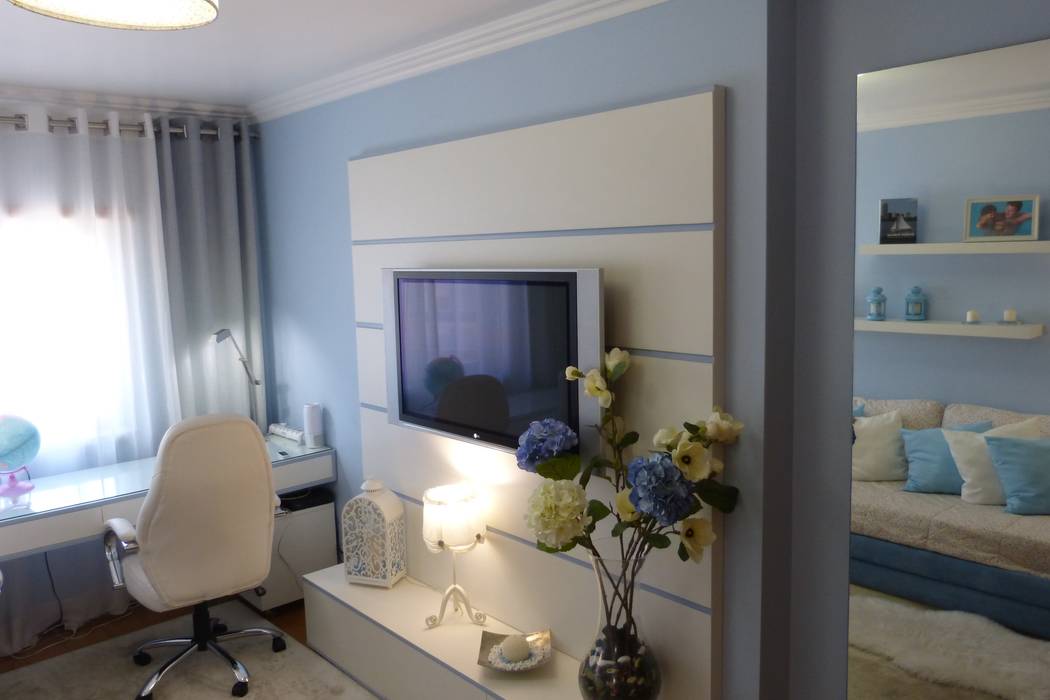 Apartamento T3 Alvalade, EU LISBOA EU LISBOA Quartos mediterrânicos