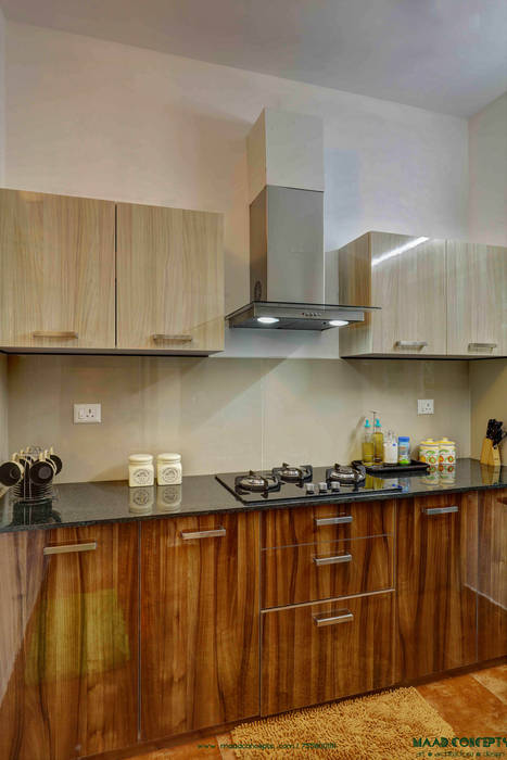 AANGAN, MAAD Concepts MAAD Concepts Built-in kitchens Bricks