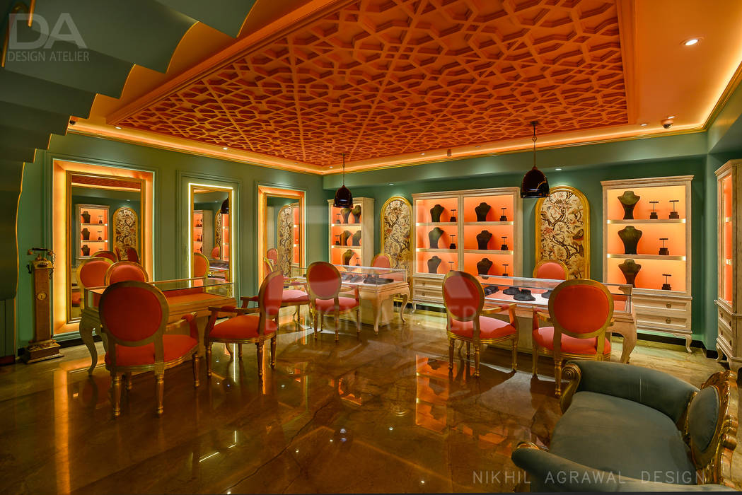 Jewelery Showroom in Jaipur, Design Atelier Design Atelier Espacios comerciales Oficinas y Tiendas