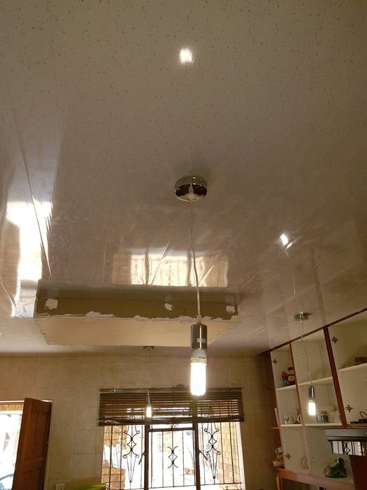 PVC Ceiling Instillation , Kgodisho Solutions & Projects Kgodisho Solutions & Projects Kitchen