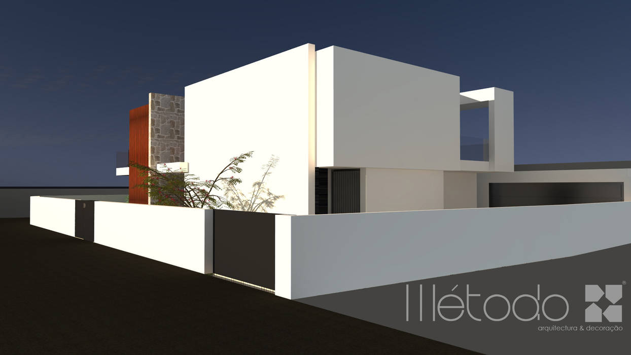 Casa AT, Método-Arquitectura & Decoração Método-Arquitectura & Decoração 一戸建て住宅 花崗岩