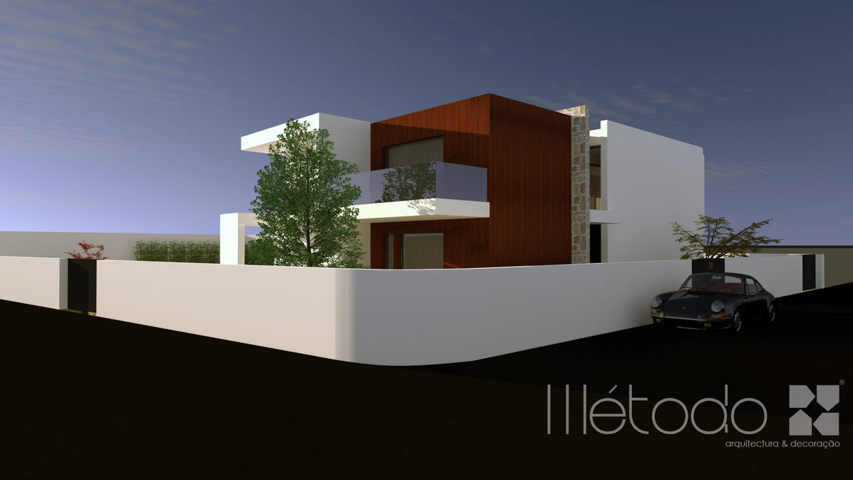 Casa AT, Método-Arquitectura & Decoração Método-Arquitectura & Decoração Biệt thự Gỗ Wood effect