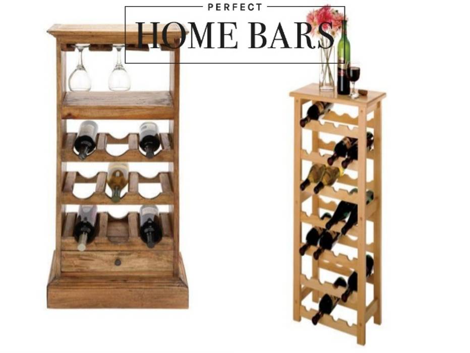 Creative Ways To Spice up your Home and Show off your Wines, Perfect Home Bars Perfect Home Bars Hầm rượu phong cách hiện đại Wine cellar