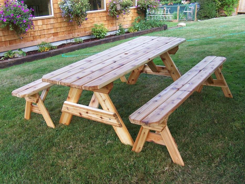 Piknik Masaları Modelleri , AHŞAP SEPETİ AHŞAP SEPETİ Antejardines Madera Acabado en madera