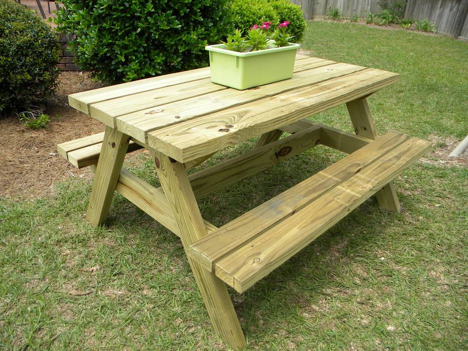 Piknik Masaları Modelleri , AHŞAP SEPETİ AHŞAP SEPETİ สวนหน้าบ้าน ไม้ Wood effect
