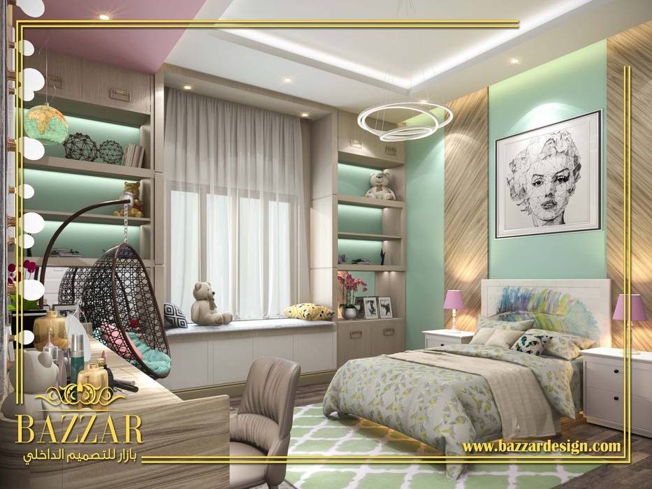 غرف بنات, Bazzar Design Bazzar Design Chambre Accessoires & décorations