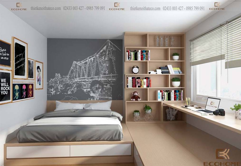 homify Modern style bedroom