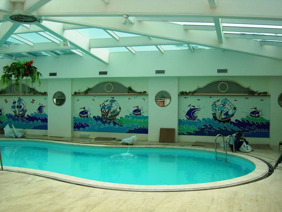 Kısıklı Evleri Havuz Çalışması, Mozaik Sanat Evi Mozaik Sanat Evi Басейн Плитки