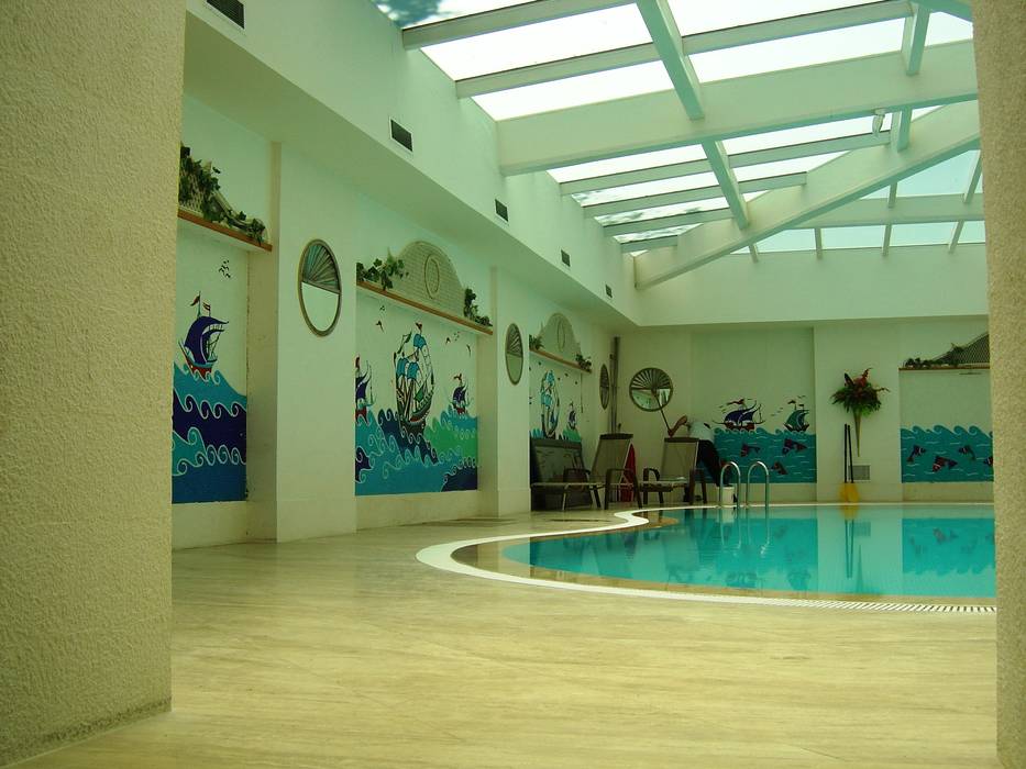 Kısıklı Evleri Havuz Çalışması Mozaik Sanat Evi Klasik Havuz Mozaik mozaik,mozaik deseni,havuz,yüzme havuzu,mozaik atölyesi