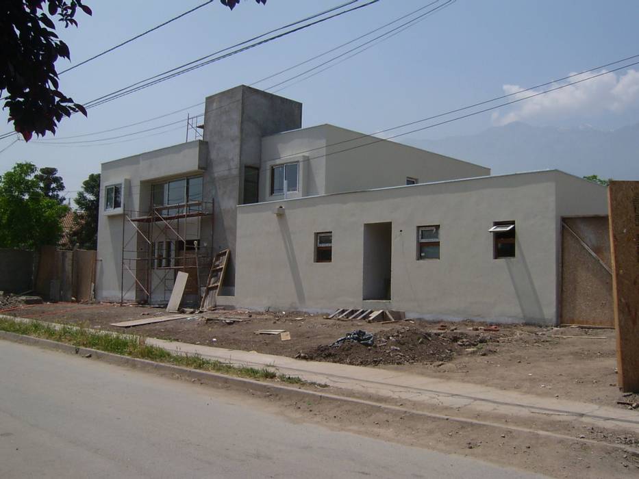 CASA TRONCOSO AOG Casas unifamiliares Concreto casa