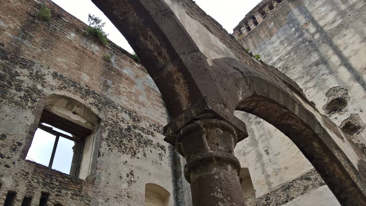 Ex-Monasterio Atlihuetzia, nave principal. Or Design Espacios comerciales Piedra Museos