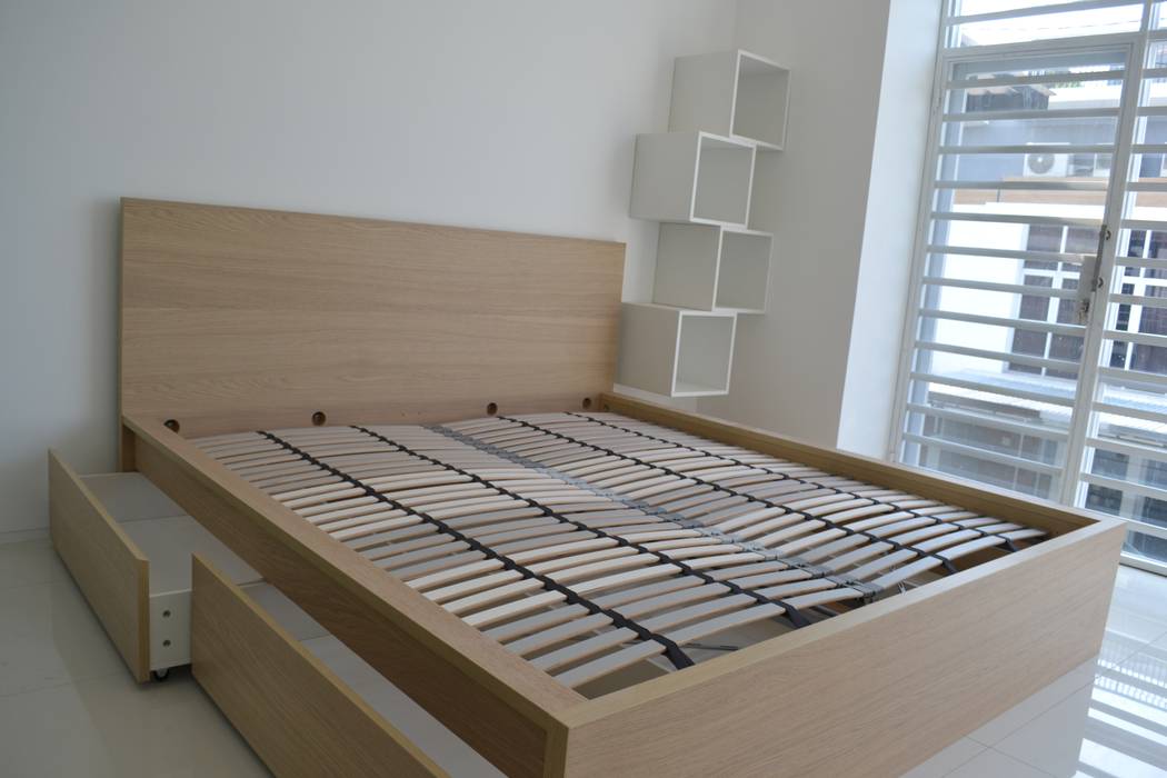 homify Kamar Tidur Modern Kayu Wood effect