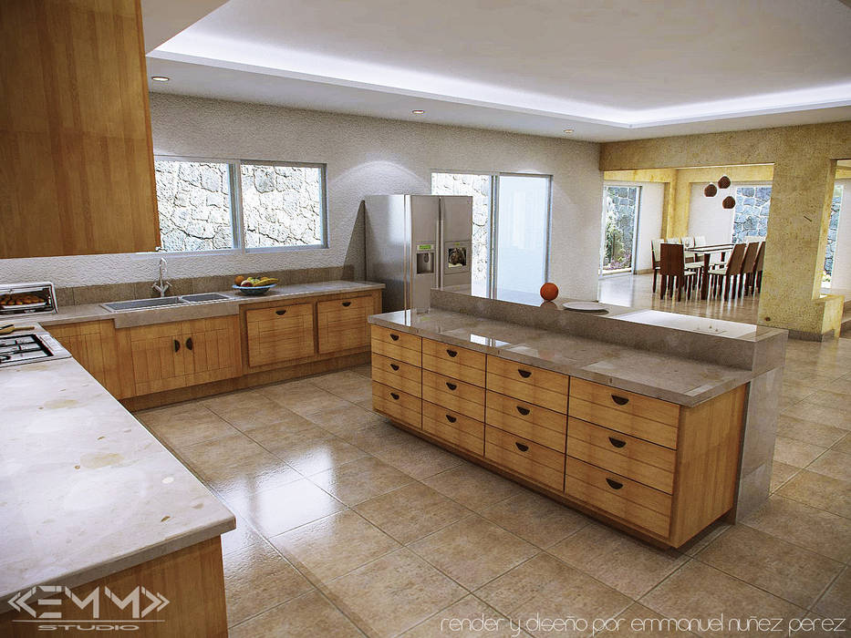 homify Kitchen Stone