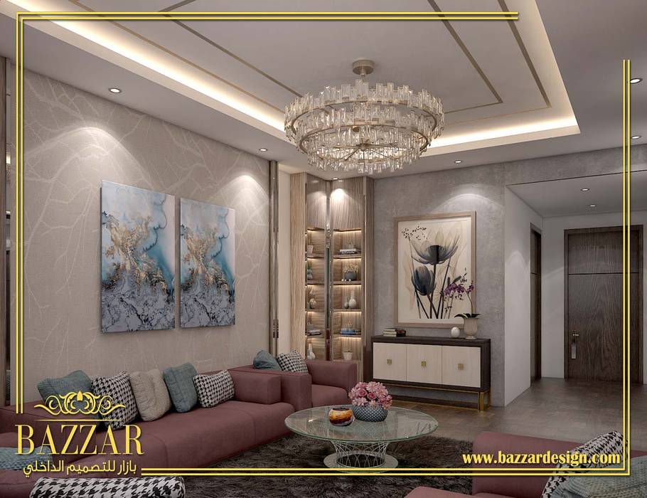 غرف معيشة Bazzar Design غرفة المعيشة غرف معيشه مودرن,تصميم داخلي,ديكور داخلي,