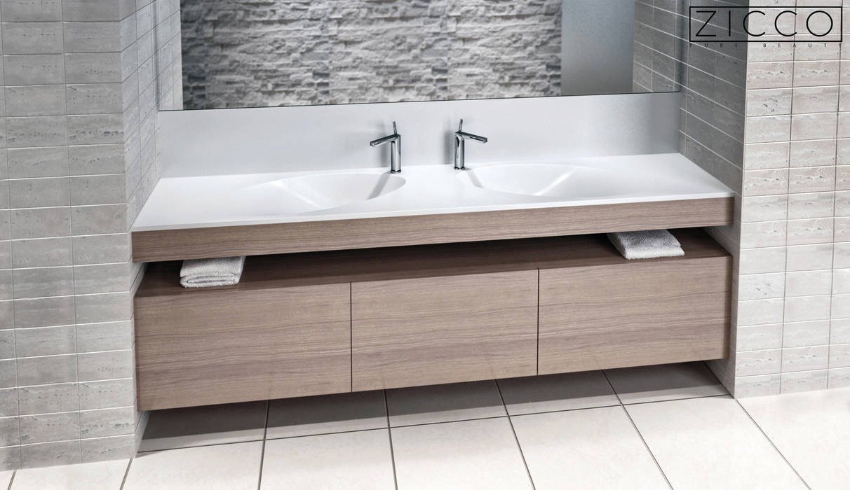 Areo Kollektion - Welness für Ihr Badezimmer von Zicco, ZICCO GmbH - Waschbecken und Badewannen in Blankenfelde-Mahlow ZICCO GmbH - Waschbecken und Badewannen in Blankenfelde-Mahlow Modern bathroom سنگ مرمر