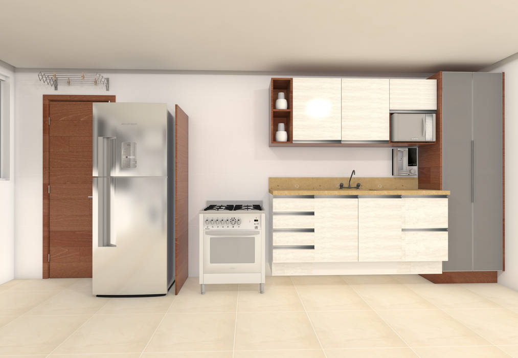 homify Muebles de cocinas Tablero DM