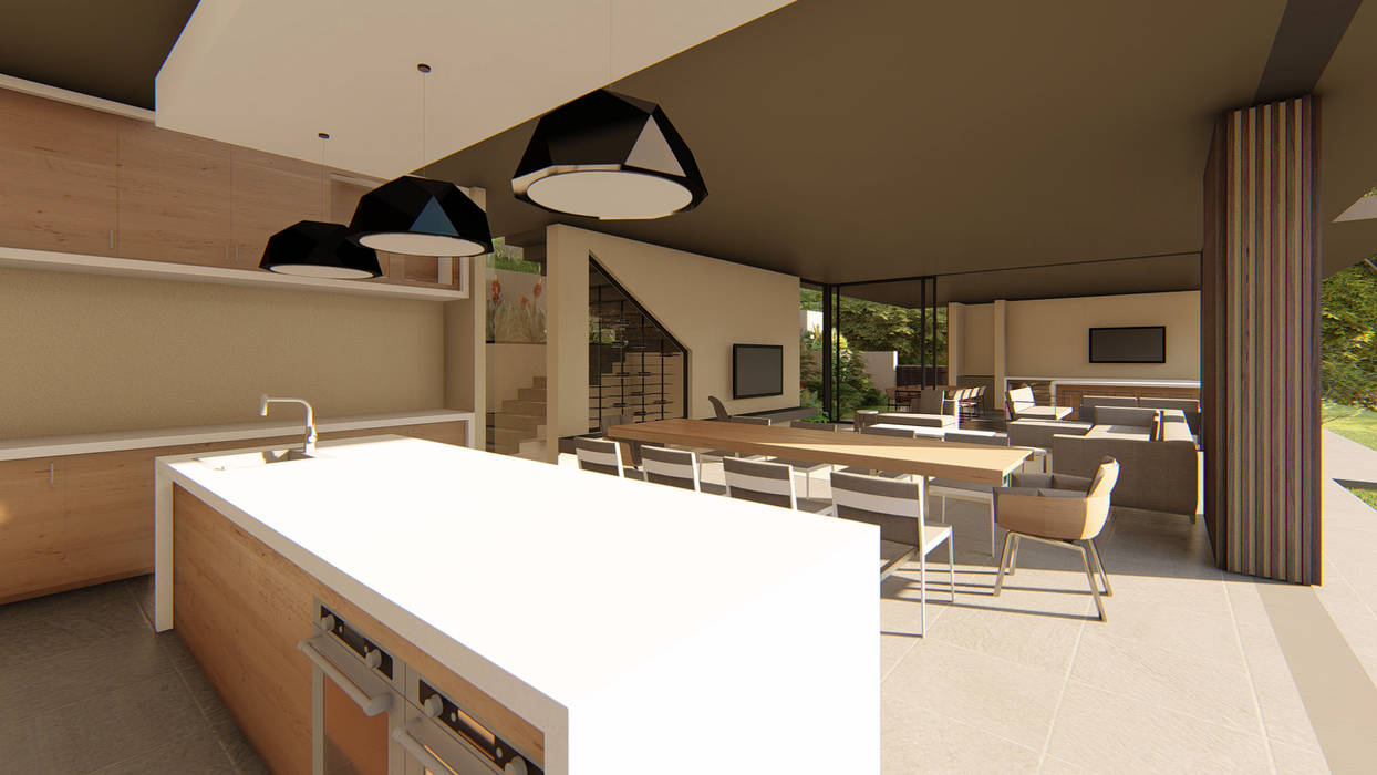 197 PLUMBAGO, CA Architects CA Architects Modern living room