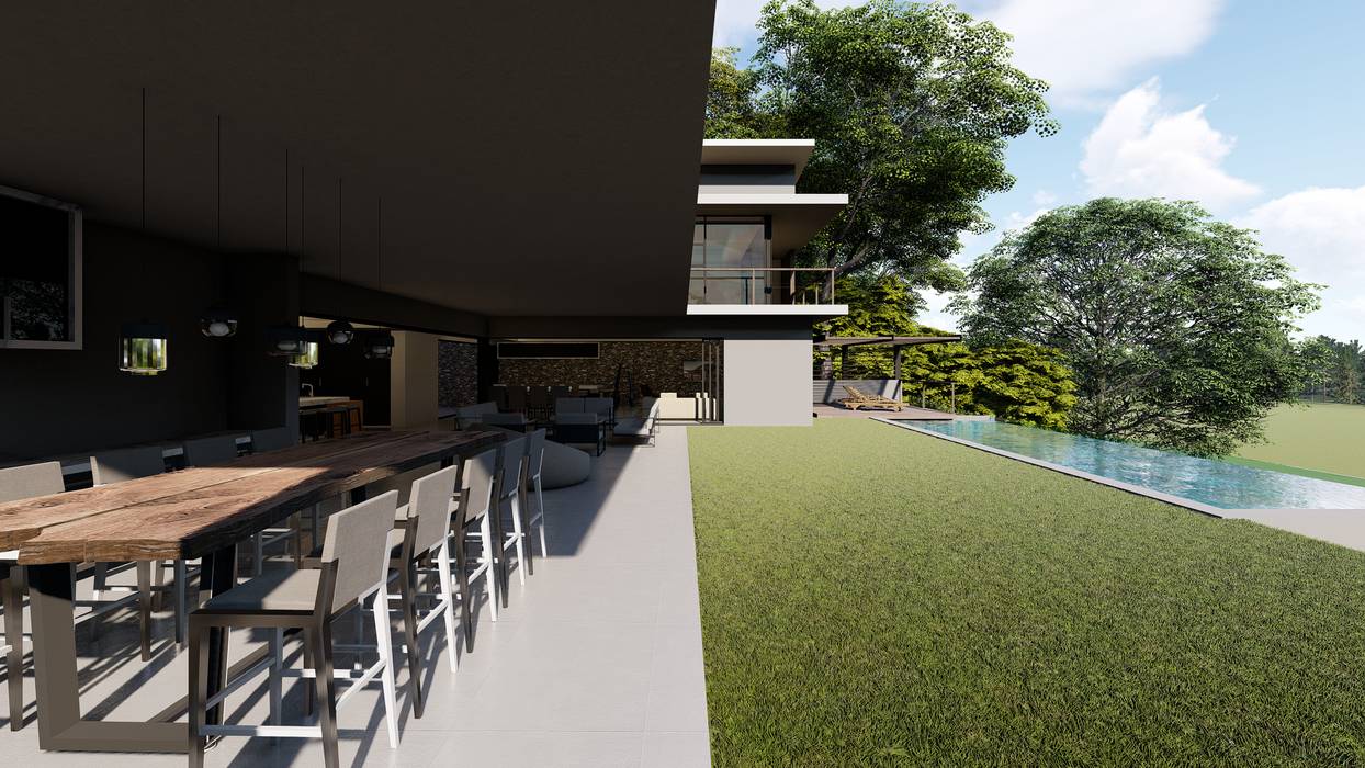 38 SAGILA, CA Architects CA Architects Modern balcony, veranda & terrace