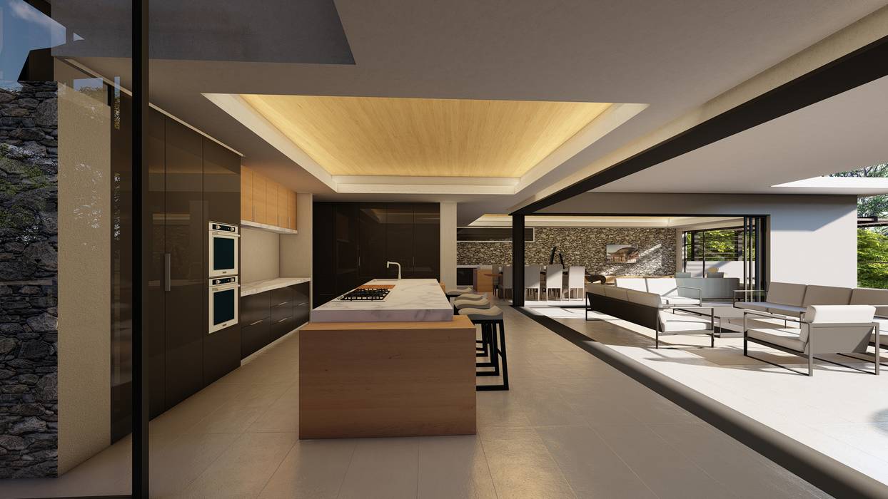 38 SAGILA, CA Architects CA Architects مطبخ ذو قطع مدمجة