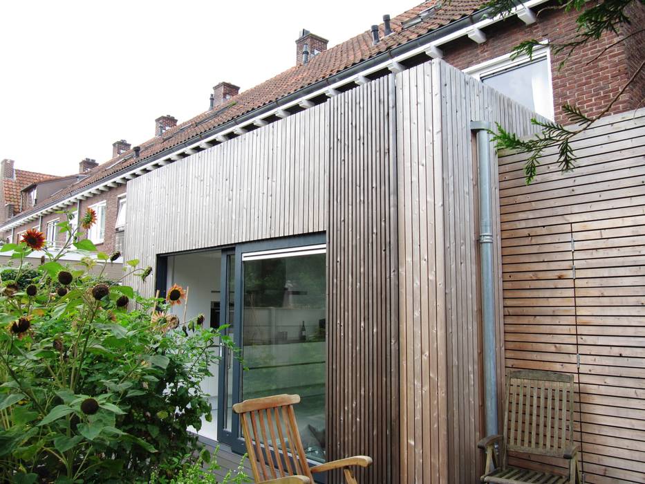 Exterieur Bolier Ontwerp & Bouwregie Moderne eetkamers Hout Hout