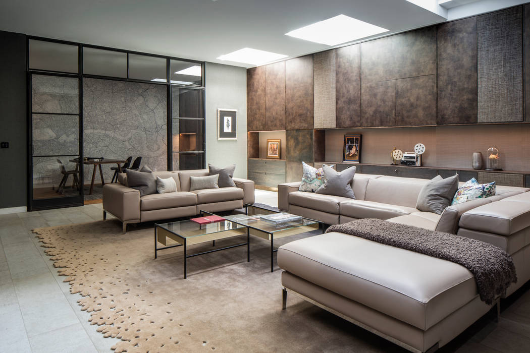 St John S Wood Family Home Cinema Room Modern Media Room By