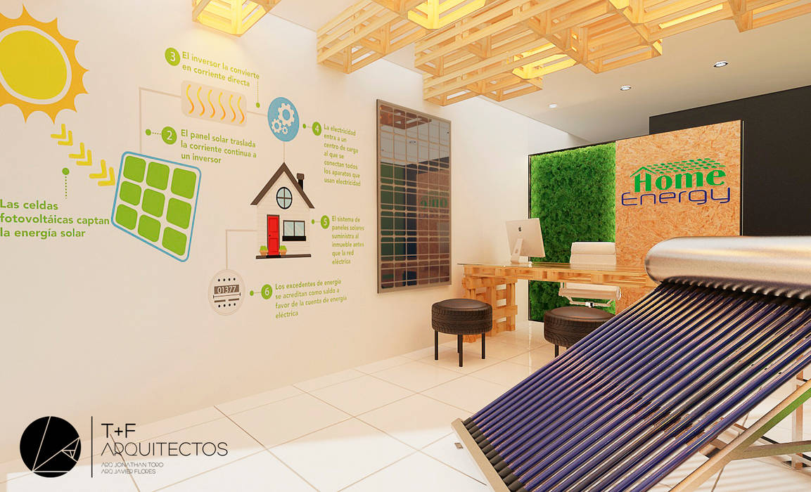 LOCAL HOME ENERGY, T+F Arquitectos T+F Arquitectos Commercial spaces Exhibition centres