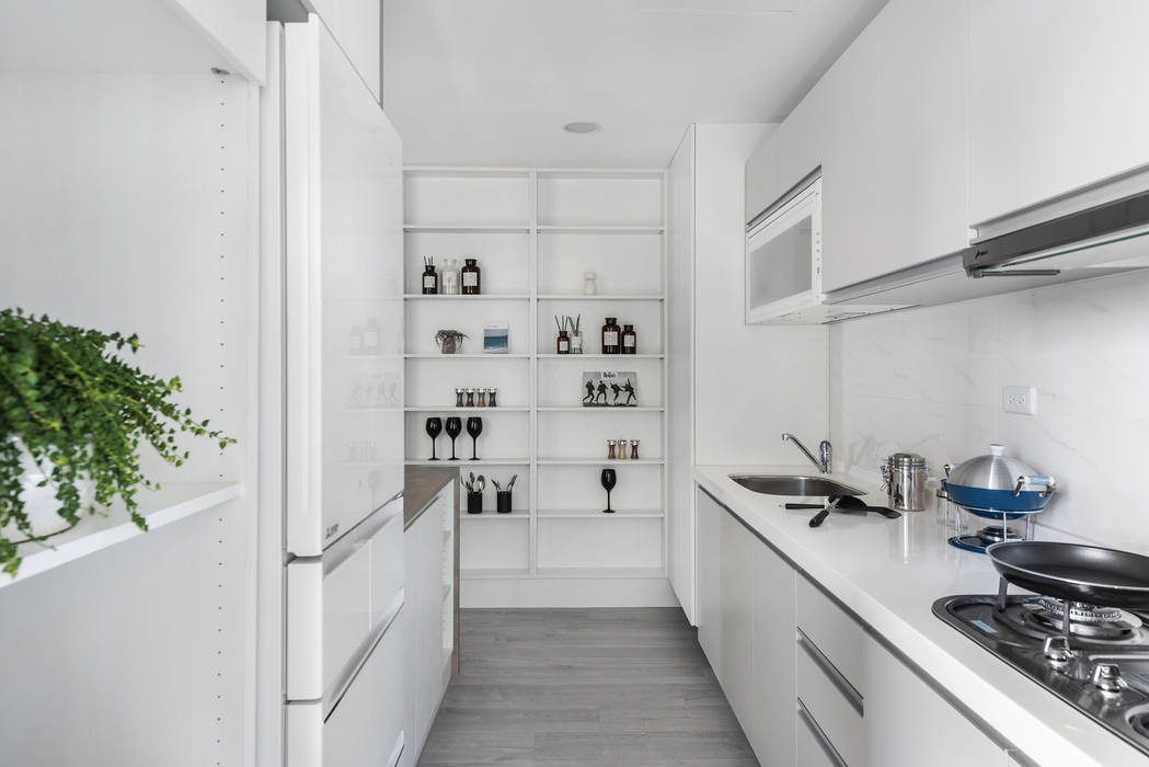 八號屋 寓子設計 Scandinavian style kitchen