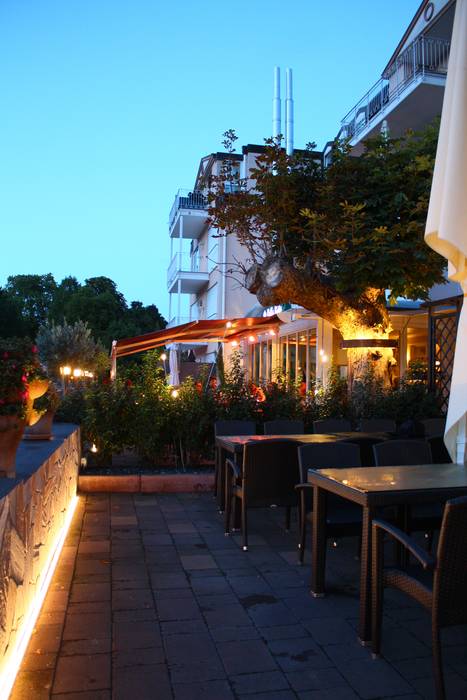 Terrasse Des Ristorante Bella Vista Bad Kreuznach Moderne Gastronomie Von Lichtlandschaften Modern Homify