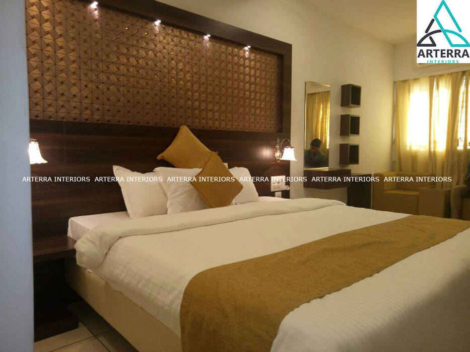 Various Projects in Bangalore, Arterra Interiors Arterra Interiors Espacios comerciales Hoteles