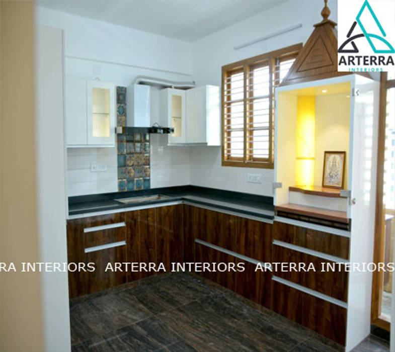 Various Projects in Bangalore, Arterra Interiors Arterra Interiors Kitchen Cabinets & shelves