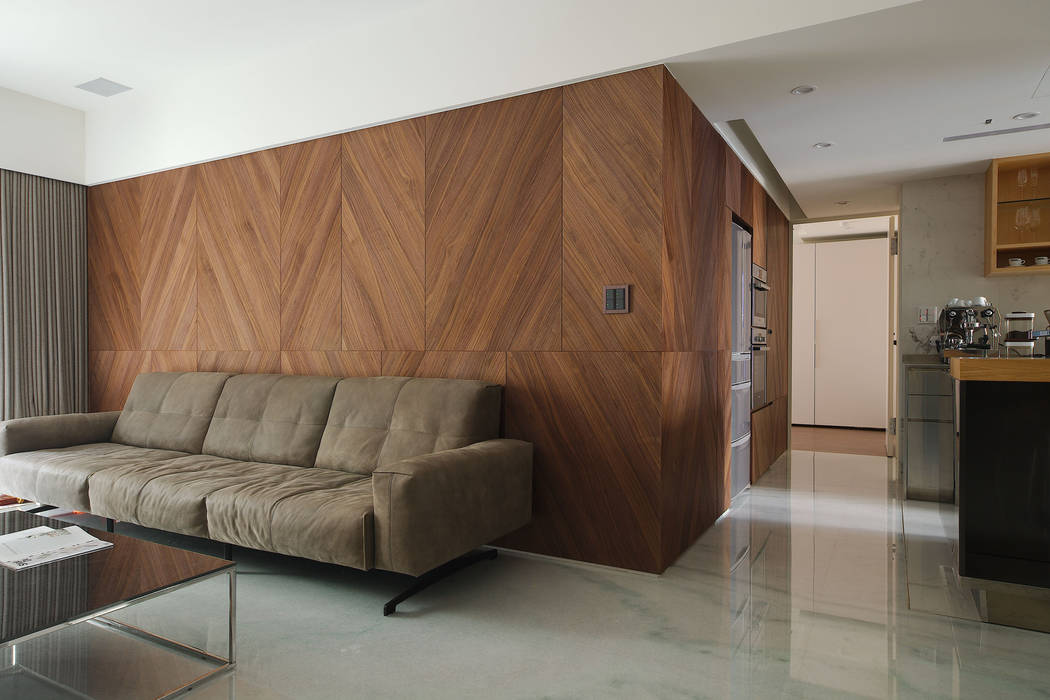 林口葉宅, 直方設計有限公司 直方設計有限公司 客廳 木頭 Wood effect