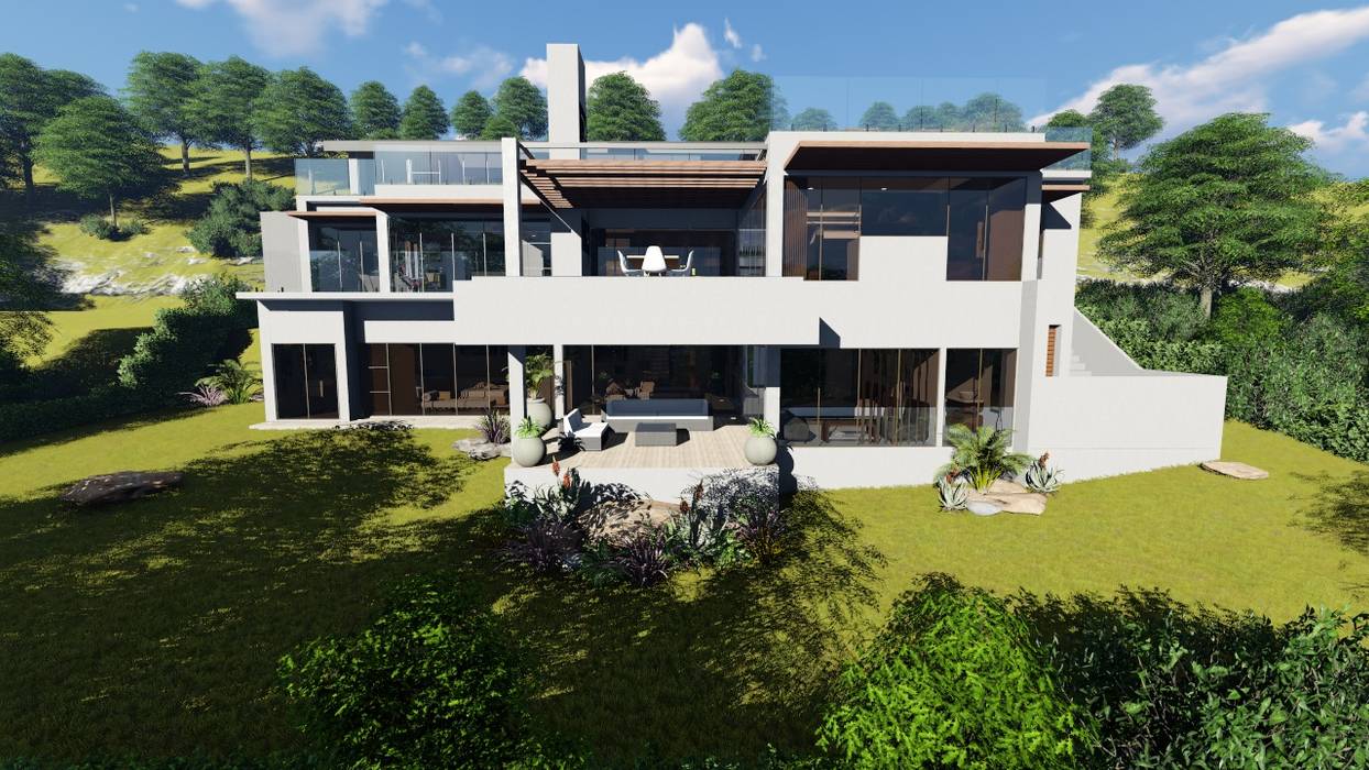 Modern Upmarket Home In Fairhaven Cape Town, A&L 3D Specialists: modern by A&L 3D Specialists, Modern