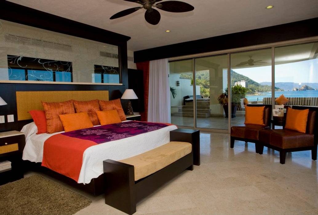 Garza Blanca, Facere Arquitectura Facere Arquitectura Tropical style bedroom