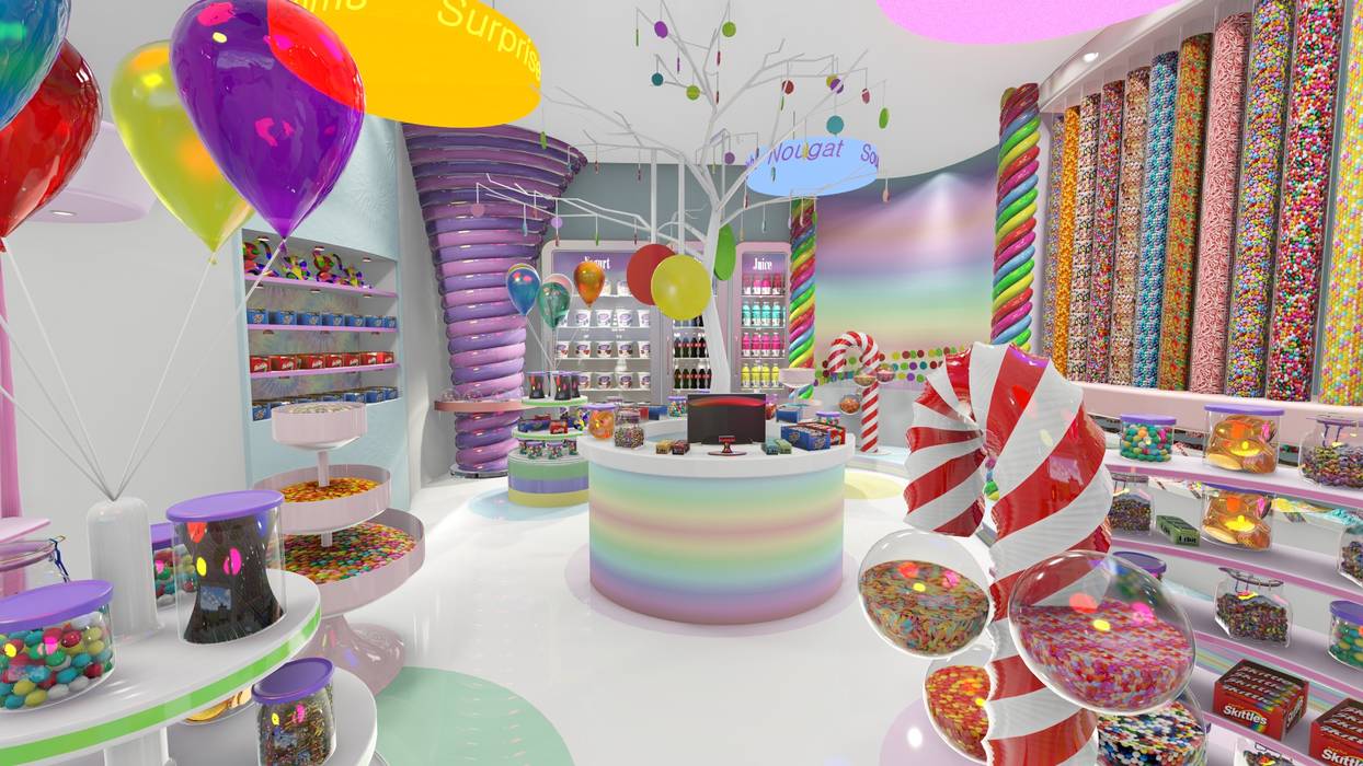 Candy Store JHB, A&L 3D Specialists A&L 3D Specialists Commercial spaces Commercial Spaces