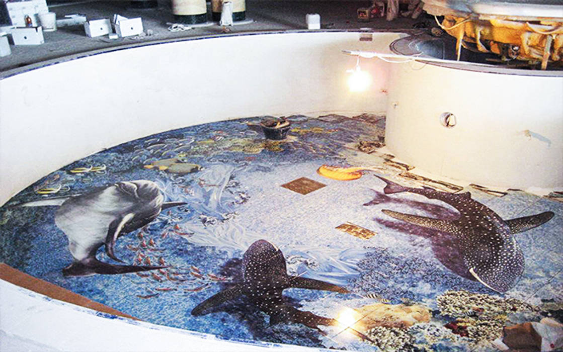 Custom Swimming Pool Unique Tiles Piscinas naturales Azulejos Kacheln, Fliesen, bedruckte Fliesen, Farbige Fliesen, Pool fliesen, Tiles,