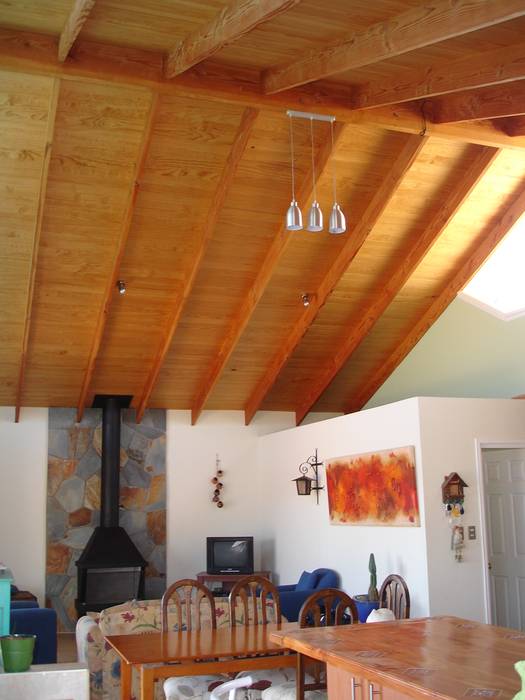 Vivienda Wilson por ARKITEKTURA, ARKITEKTURA ARKITEKTURA Living room Wood Wood effect