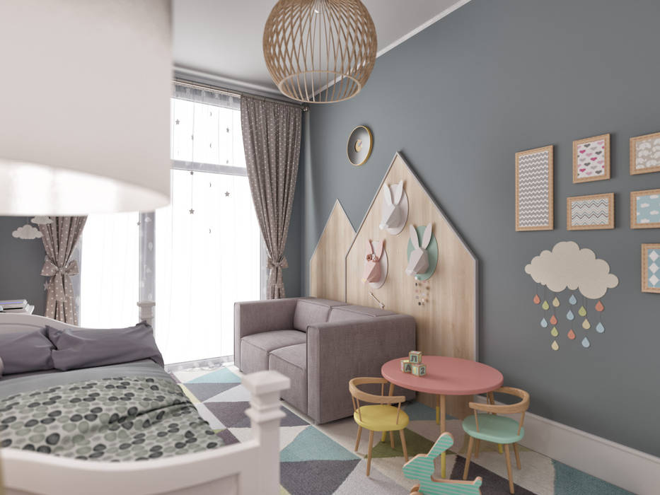 Дизайн-проект квартиры в ЖК "Да Винчи", Style Home Style Home Dormitorios infantiles