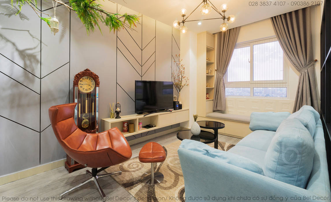 THIẾT KẾ VÀ THI CÔNG NỘI THẤT CĂN HỘ TOPAZ CITY, Bel Decor Bel Decor