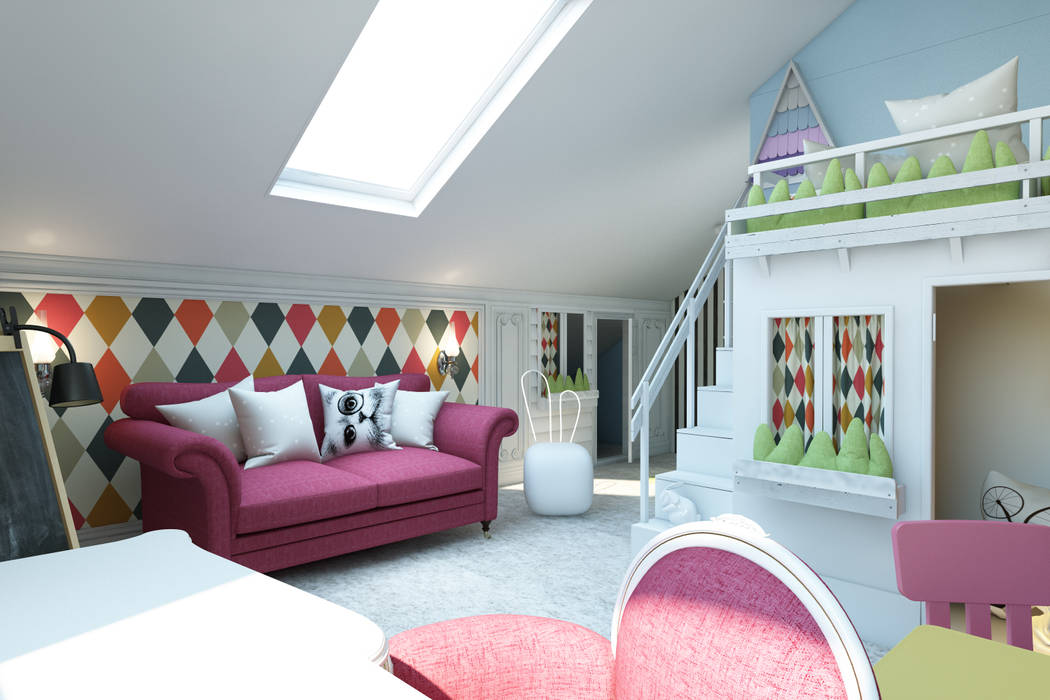 Дизайн-проект таунхауса в КП "Кронбург", Style Home Style Home Детская комната в стиле лофт