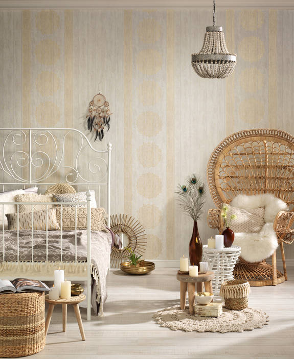 Boho Love, A.S. Création Tapeten AG A.S. Création Tapeten AG Colonial style walls & floors Wallpaper