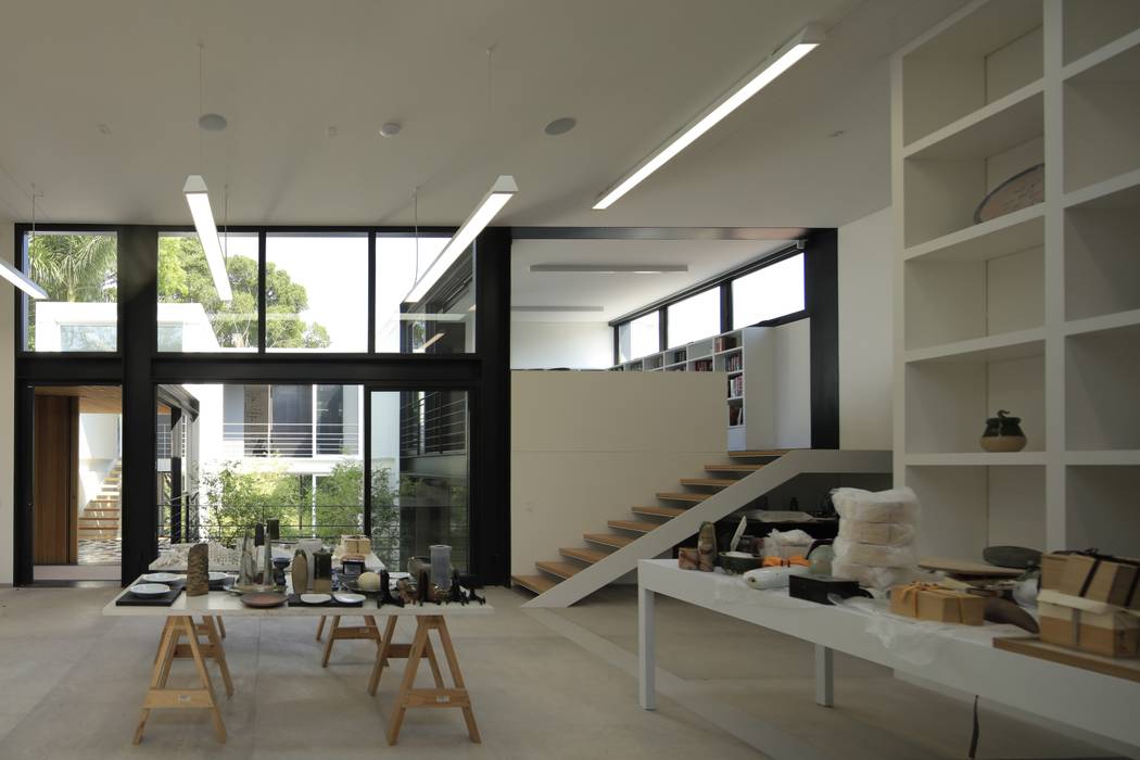 KSG HOME STUDIO, Hernandez Silva Arquitectos Hernandez Silva Arquitectos Oficinas de estilo moderno