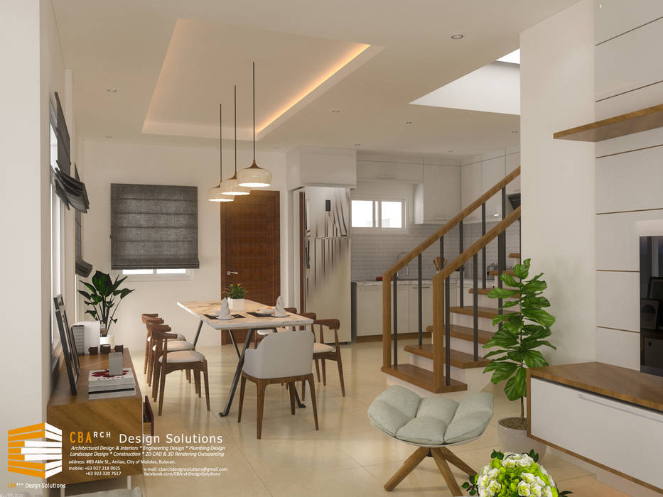 Dining Area Interior Perspective Asian Style Dining Room By Cb