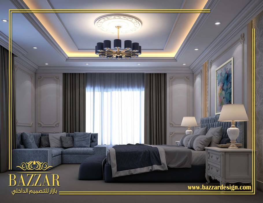 غرف نوم رئيسية, Bazzar Design Bazzar Design Спальня Аксессуары и декор