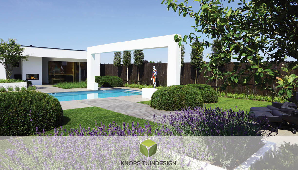 Luxe wellnesstuin Hilvarenbeek , Knops Tuindesign Knops Tuindesign