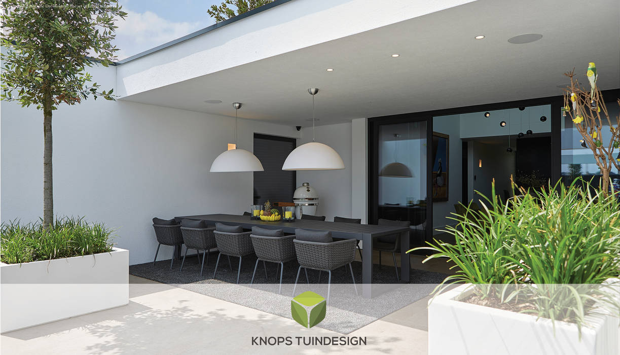 Luxe wellnesstuin Hilvarenbeek , Knops Tuindesign Knops Tuindesign