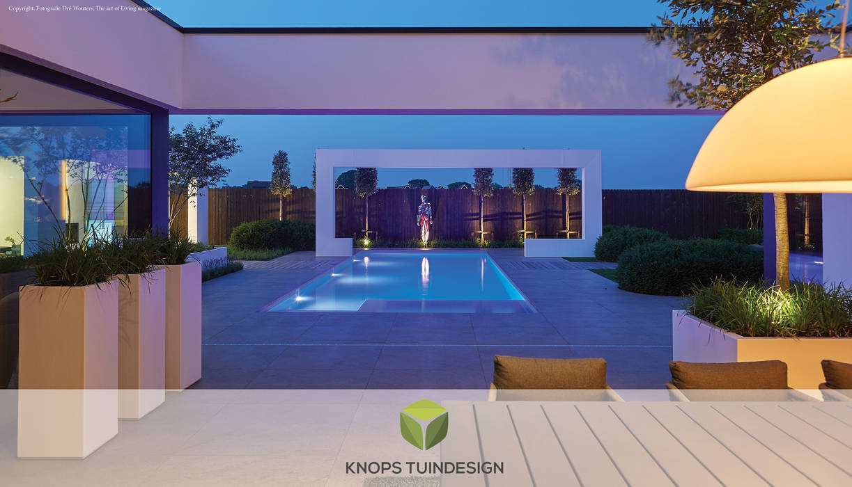 Luxe wellnesstuin Hilvarenbeek , Knops Tuindesign Knops Tuindesign